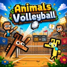 Play Animals Volleyball game