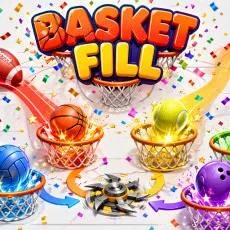 Play Basket Fill : Ball Puzzle game